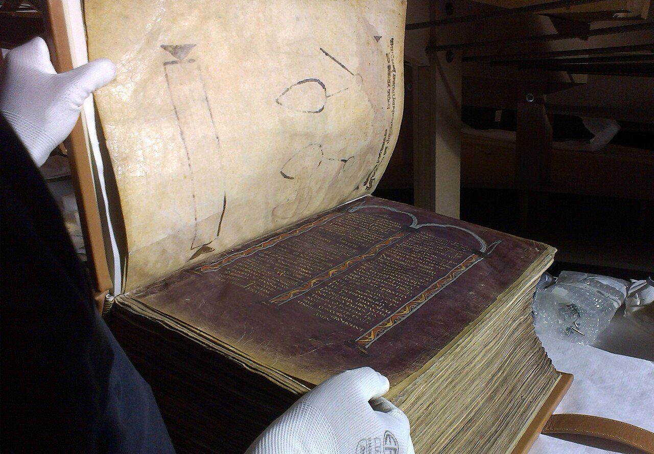 A page of the Codex Amiatinus Vulgate manuscript