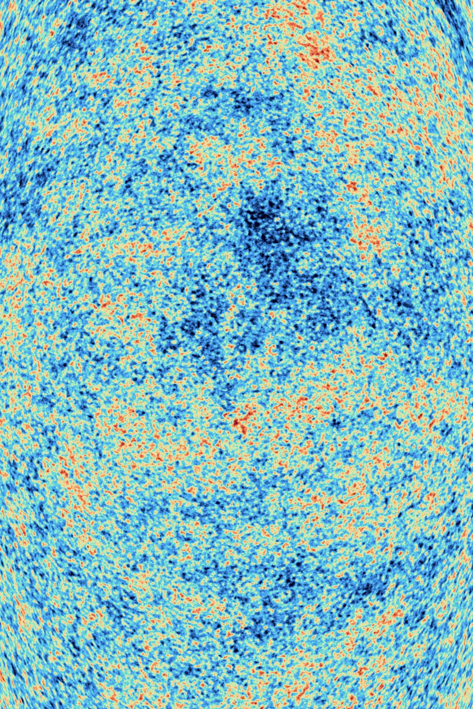 Mottled all-sky map of the oldest light in the universe