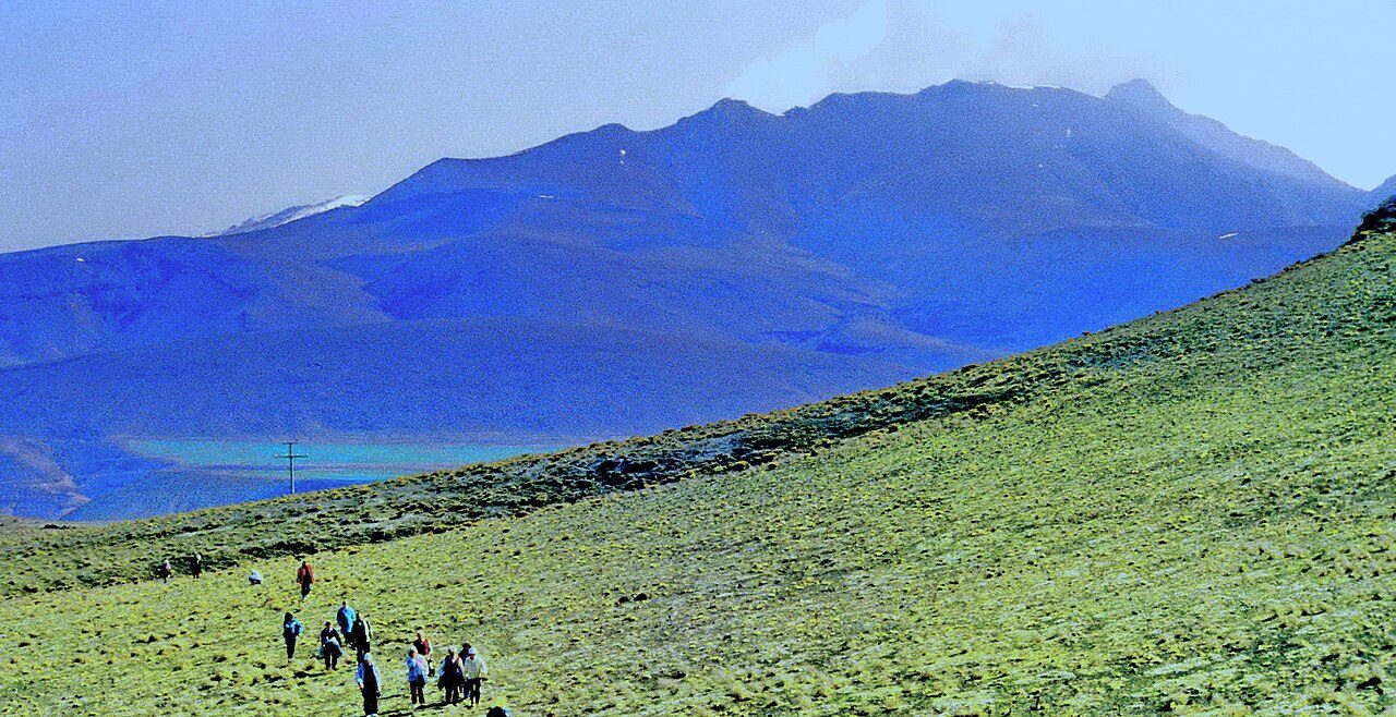 The volcanic hills of Karacadağ seen across the landscape
